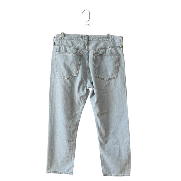 AGOLDE Parker Jeans in Pivot Size 30 Relaxed Straight Leg Denim Crop Button Fly - Picture 4 of 12